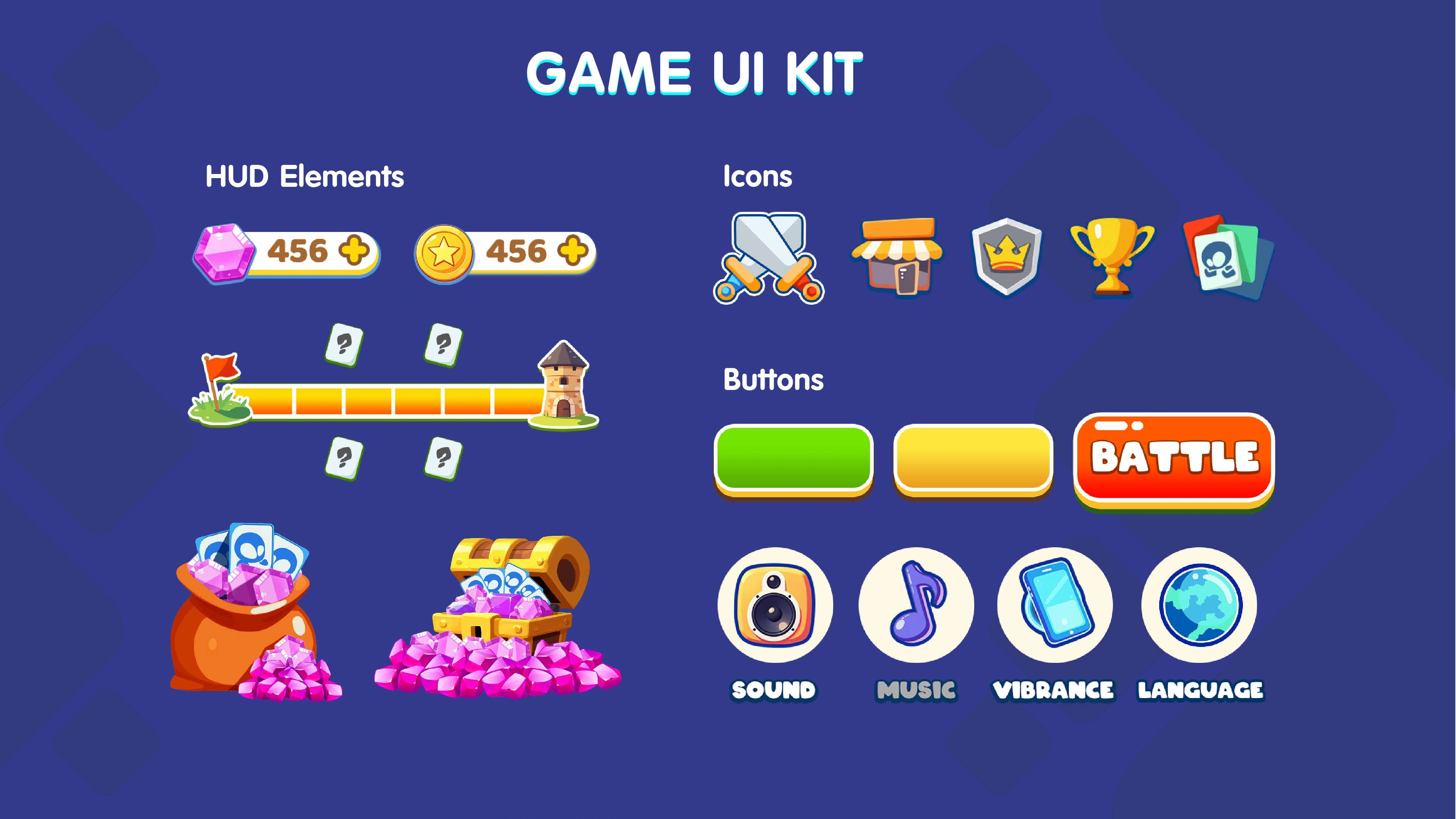 Juicy Clash — UI kit