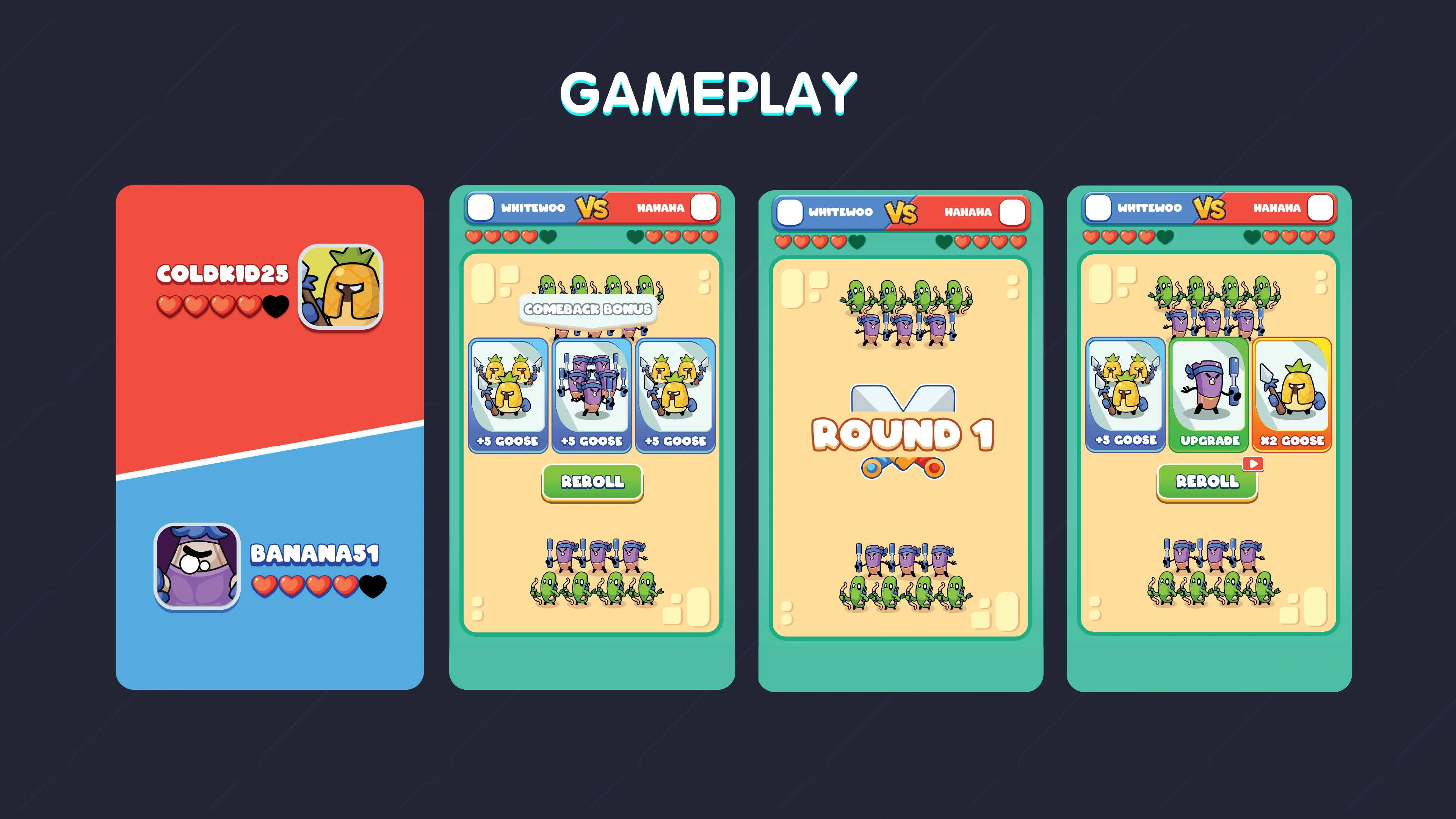 Juicy Clash — Gameplay